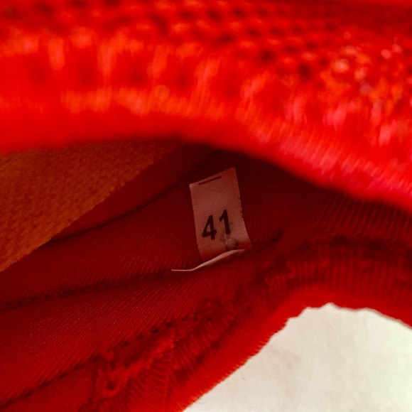 NWOT Red Mesh Sneakers - Picture 10 of 11